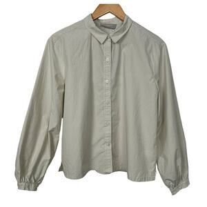 Everlane Womens Size 4 The Organic Cotton Prep Shirt Button Down Long Sleeve New